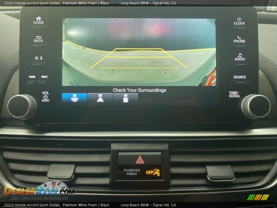 2020 Honda Accord Sport Sedan Platinum White Pearl / Black Photo #24