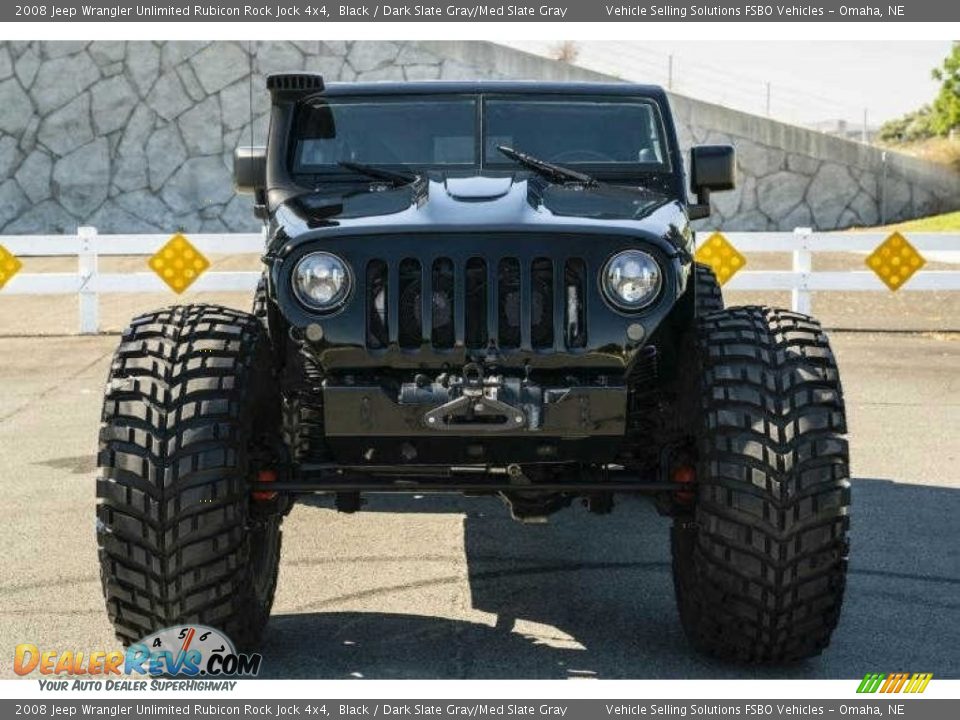 Black 2008 Jeep Wrangler Unlimited Rubicon Rock Jock 4x4 Photo #12