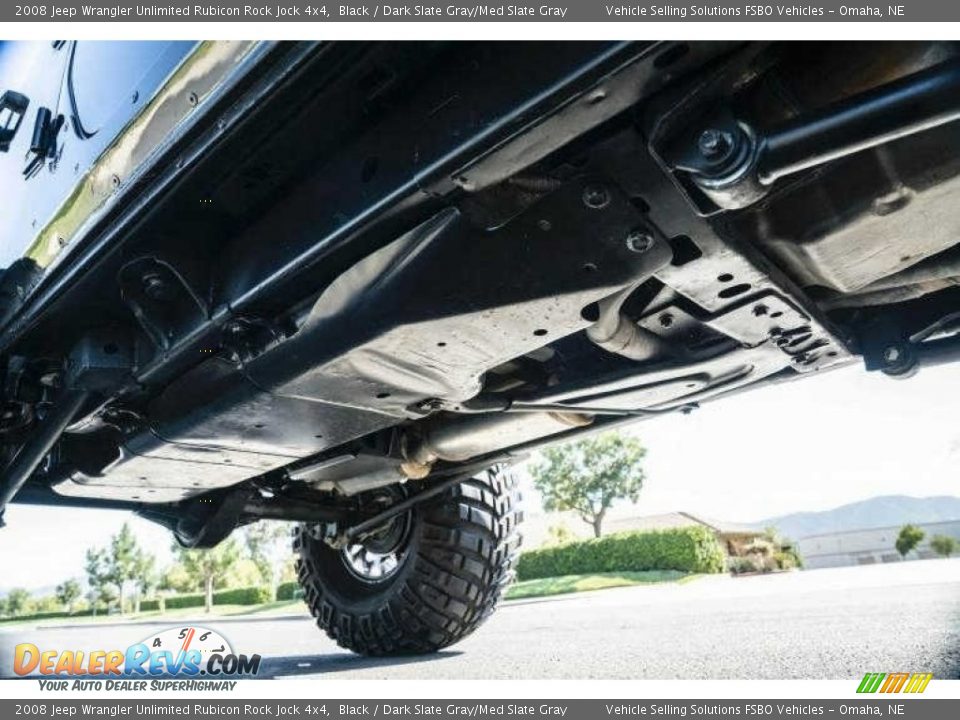 Undercarriage of 2008 Jeep Wrangler Unlimited Rubicon Rock Jock 4x4 Photo #16