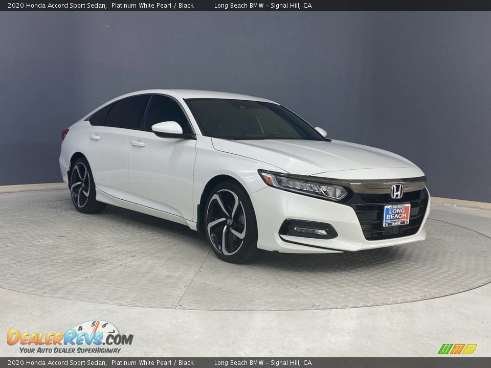 2020 Honda Accord Sport Sedan Platinum White Pearl / Black Photo #36