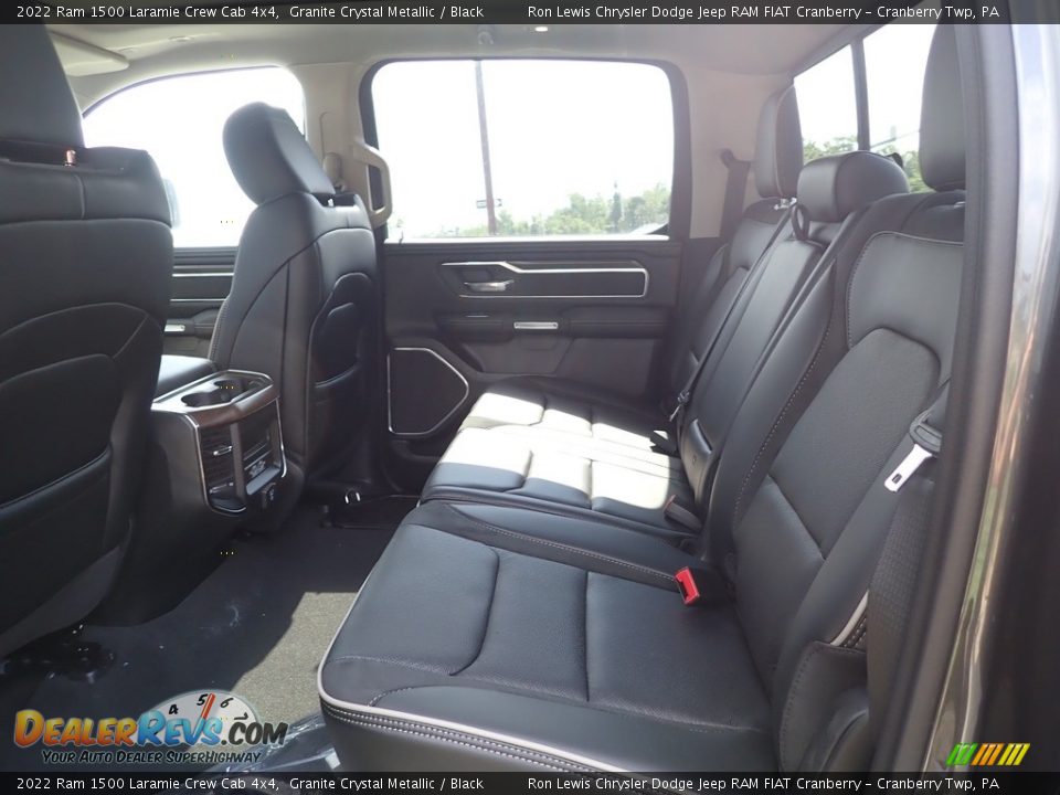 2022 Ram 1500 Laramie Crew Cab 4x4 Granite Crystal Metallic / Black Photo #13