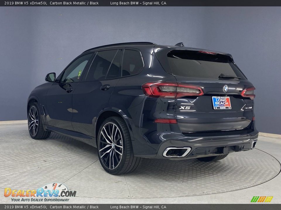 2019 BMW X5 xDrive50i Carbon Black Metallic / Black Photo #3