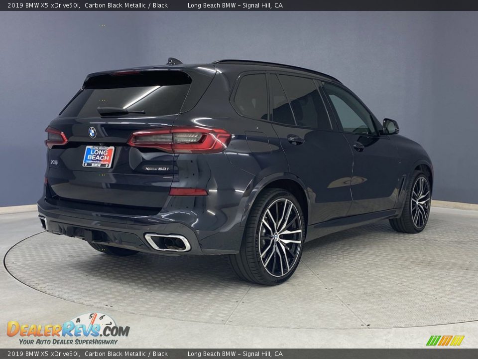2019 BMW X5 xDrive50i Carbon Black Metallic / Black Photo #5