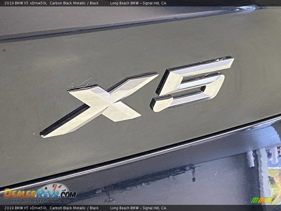 2019 BMW X5 xDrive50i Carbon Black Metallic / Black Photo #10