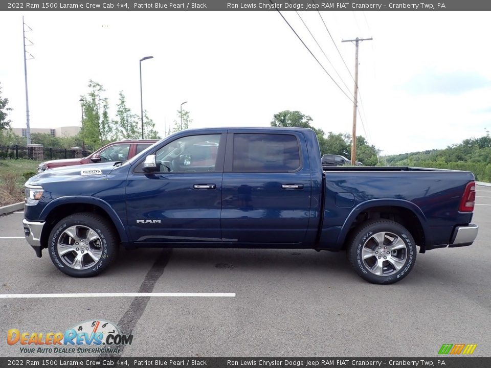 Patriot Blue Pearl 2022 Ram 1500 Laramie Crew Cab 4x4 Photo #2