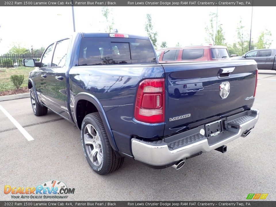 2022 Ram 1500 Laramie Crew Cab 4x4 Patriot Blue Pearl / Black Photo #3