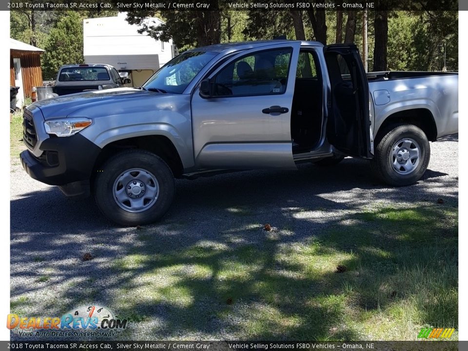 Silver Sky Metallic 2018 Toyota Tacoma SR Access Cab Photo #1