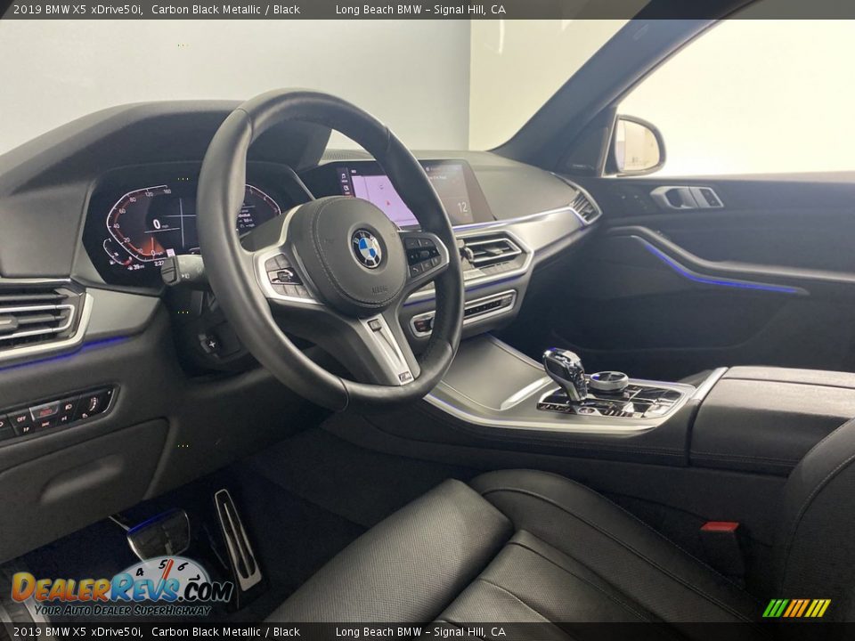 2019 BMW X5 xDrive50i Carbon Black Metallic / Black Photo #15