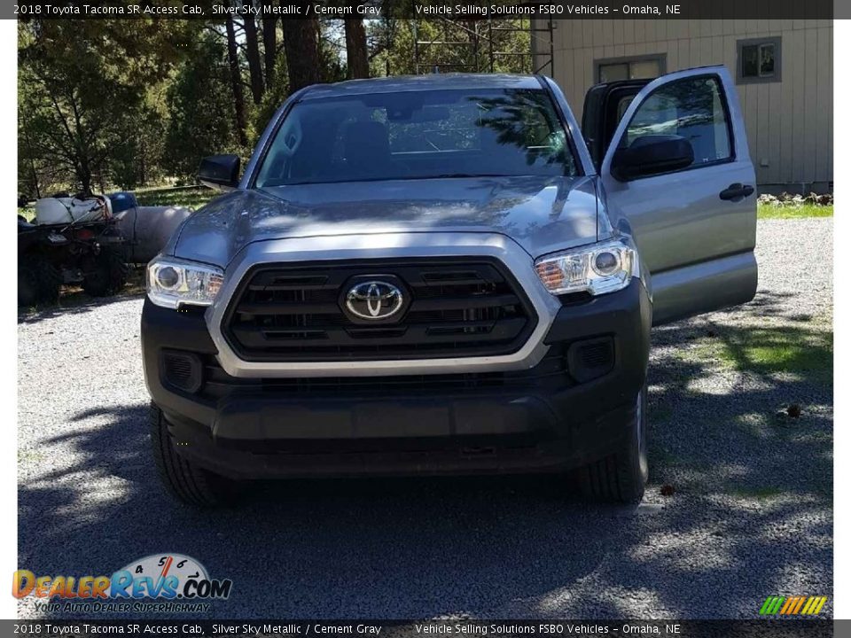 2018 Toyota Tacoma SR Access Cab Silver Sky Metallic / Cement Gray Photo #2