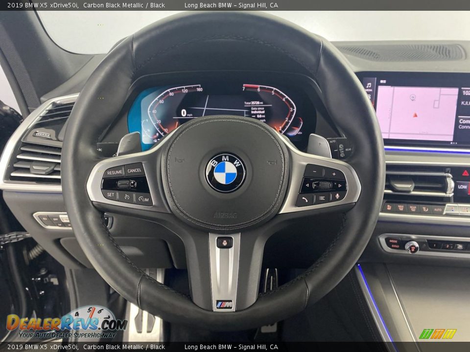 2019 BMW X5 xDrive50i Carbon Black Metallic / Black Photo #17