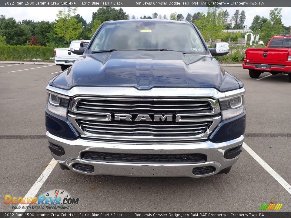 2022 Ram 1500 Laramie Crew Cab 4x4 Patriot Blue Pearl / Black Photo #9