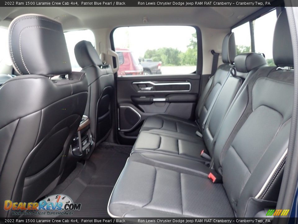 Rear Seat of 2022 Ram 1500 Laramie Crew Cab 4x4 Photo #13