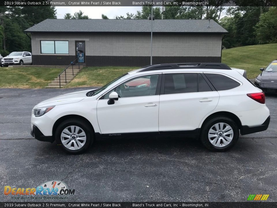 2019 Subaru Outback 2.5i Premium Crystal White Pearl / Slate Black Photo #1