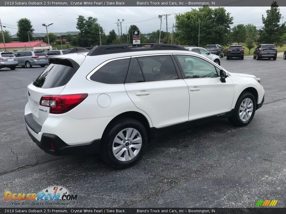 2019 Subaru Outback 2.5i Premium Crystal White Pearl / Slate Black Photo #6