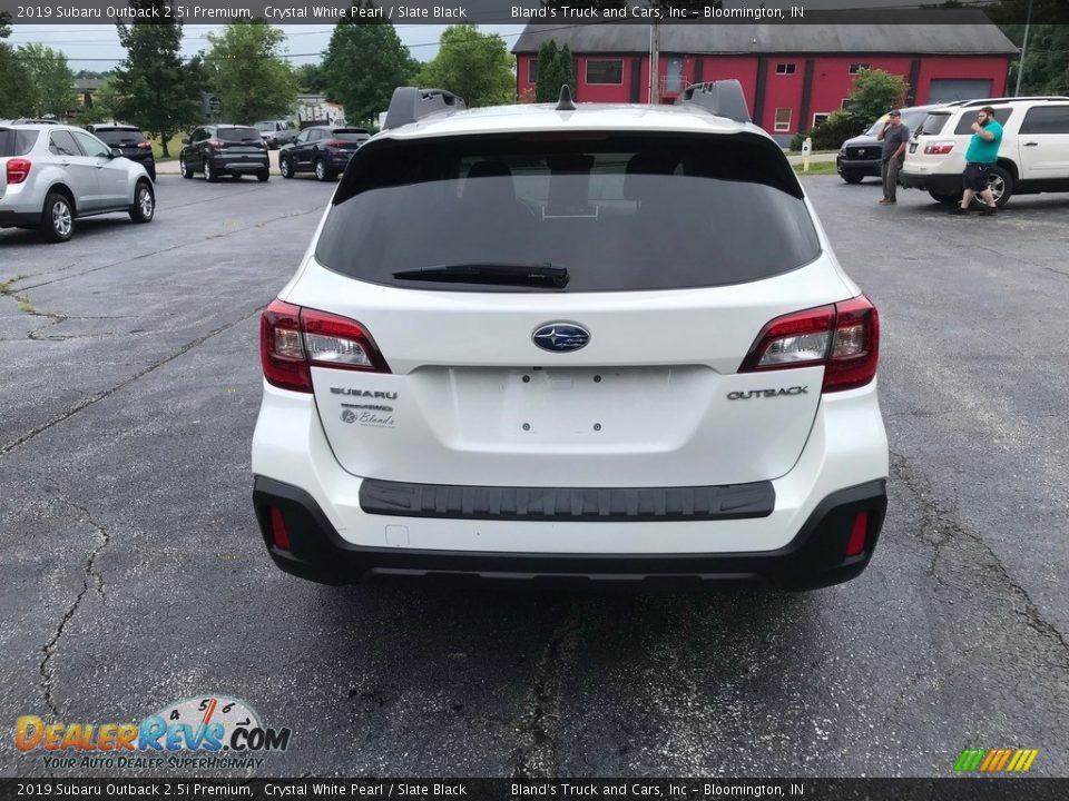 2019 Subaru Outback 2.5i Premium Crystal White Pearl / Slate Black Photo #7