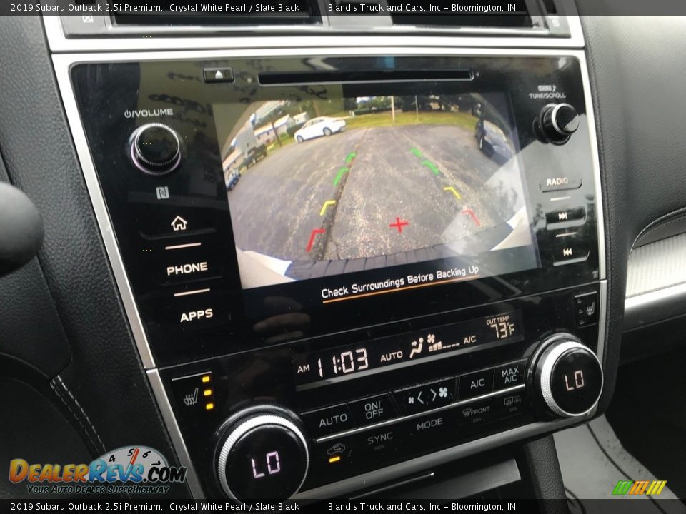 2019 Subaru Outback 2.5i Premium Crystal White Pearl / Slate Black Photo #19