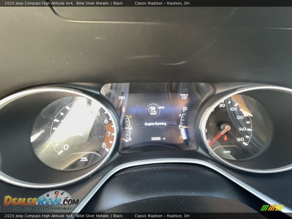 2020 Jeep Compass High Altitude 4x4 Billet Silver Metallic / Black Photo #10