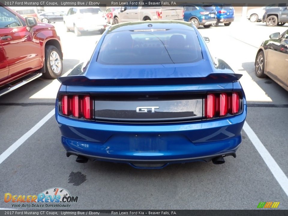 2017 Ford Mustang GT Coupe Lightning Blue / Ebony Photo #4