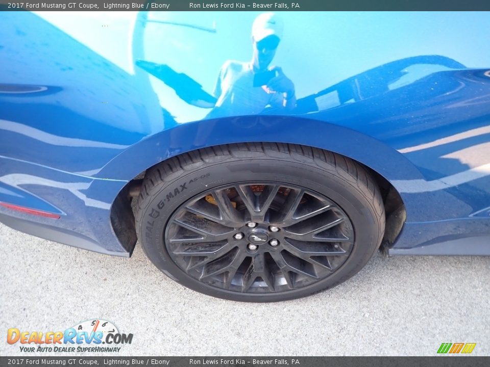 2017 Ford Mustang GT Coupe Lightning Blue / Ebony Photo #5