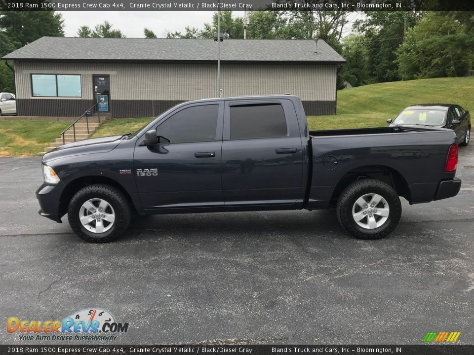 2018 Ram 1500 Express Crew Cab 4x4 Granite Crystal Metallic / Black/Diesel Gray Photo #1