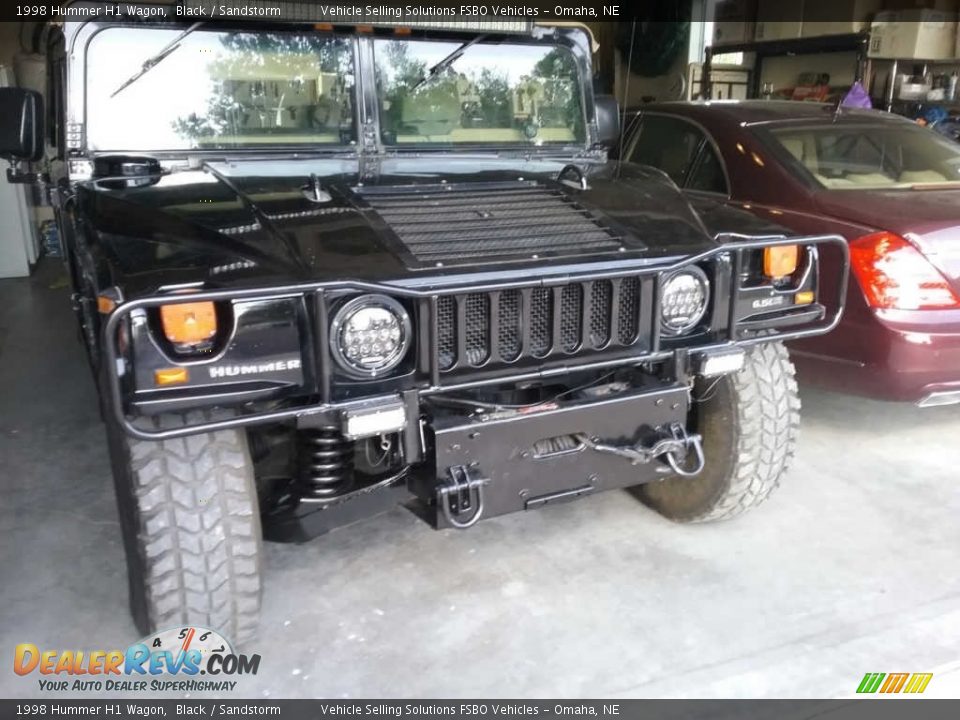 1998 Hummer H1 Wagon Black / Sandstorm Photo #2