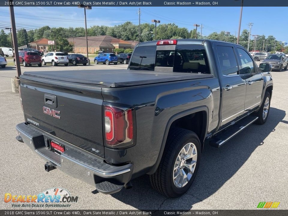 2018 GMC Sierra 1500 SLT Crew Cab 4WD Dark Slate Metallic / Dark Ash/Jet Black Photo #3