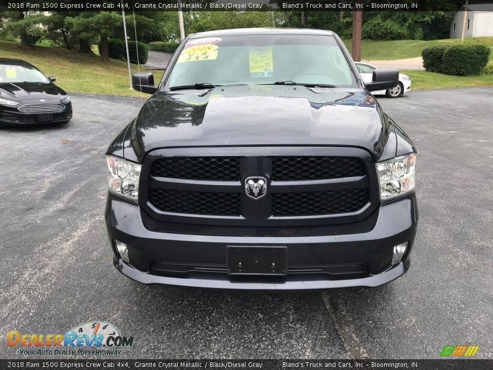 2018 Ram 1500 Express Crew Cab 4x4 Granite Crystal Metallic / Black/Diesel Gray Photo #3