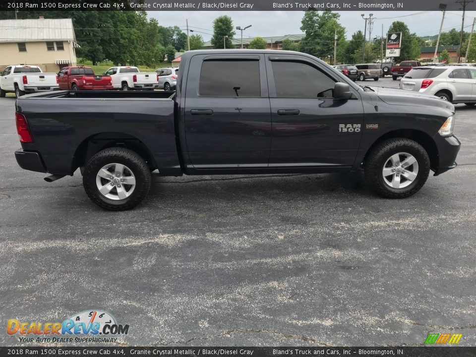 2018 Ram 1500 Express Crew Cab 4x4 Granite Crystal Metallic / Black/Diesel Gray Photo #5