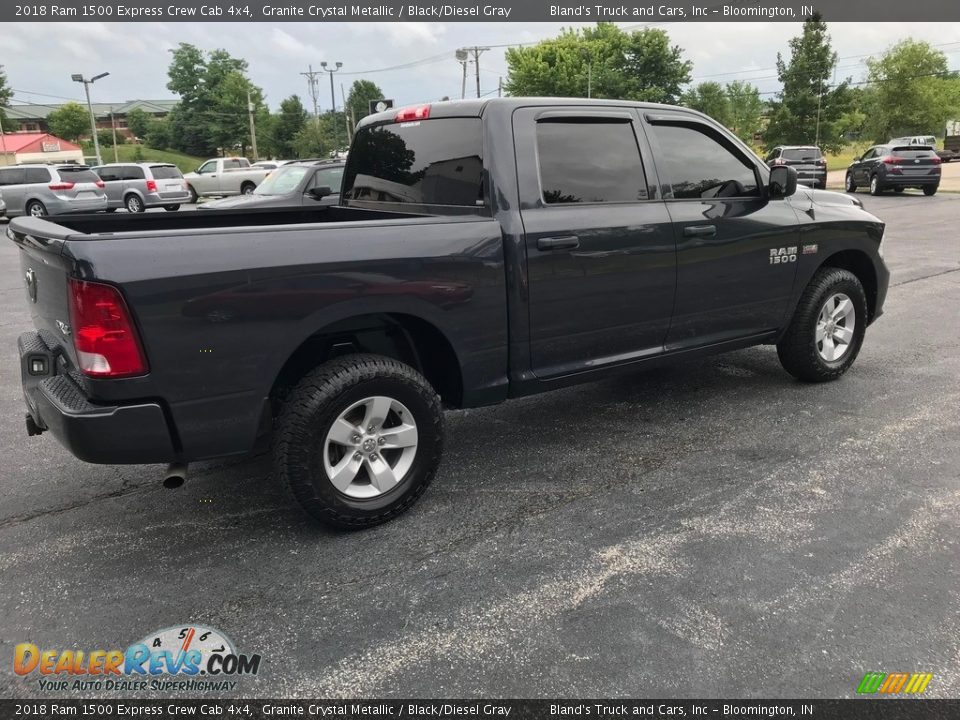 2018 Ram 1500 Express Crew Cab 4x4 Granite Crystal Metallic / Black/Diesel Gray Photo #6