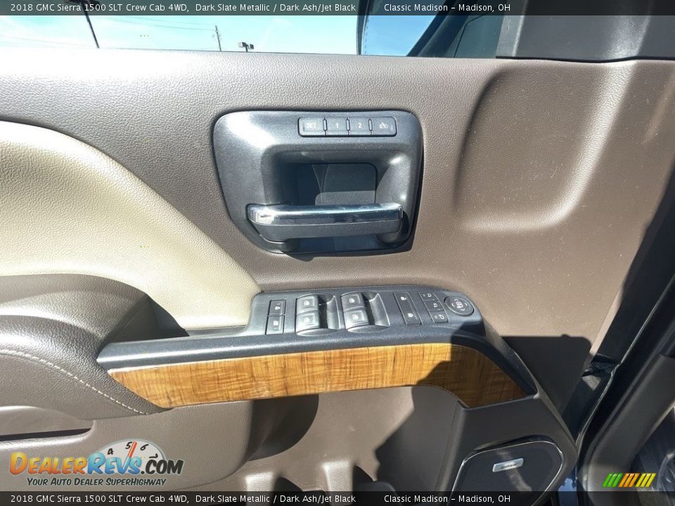 2018 GMC Sierra 1500 SLT Crew Cab 4WD Dark Slate Metallic / Dark Ash/Jet Black Photo #8