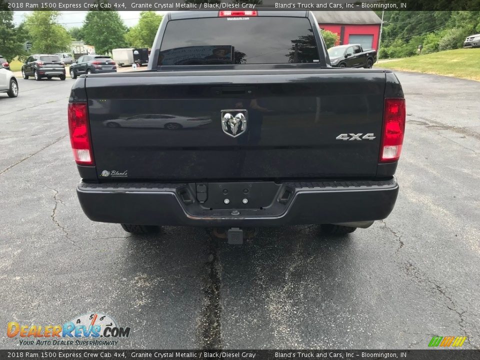 2018 Ram 1500 Express Crew Cab 4x4 Granite Crystal Metallic / Black/Diesel Gray Photo #7