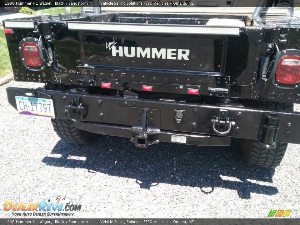1998 Hummer H1 Wagon Black / Sandstorm Photo #12