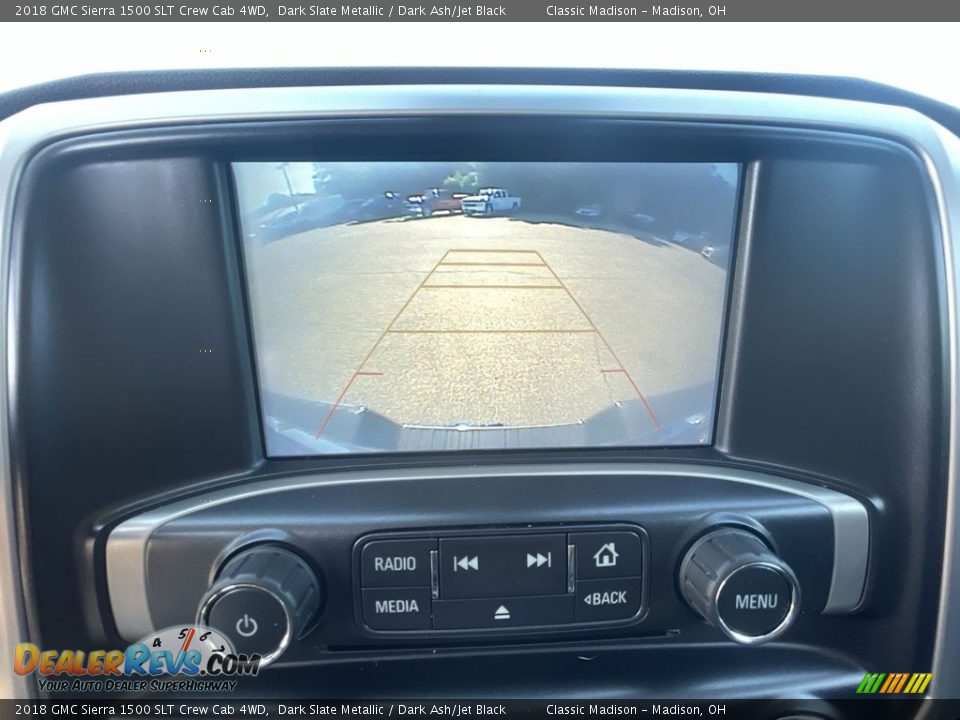 2018 GMC Sierra 1500 SLT Crew Cab 4WD Dark Slate Metallic / Dark Ash/Jet Black Photo #12