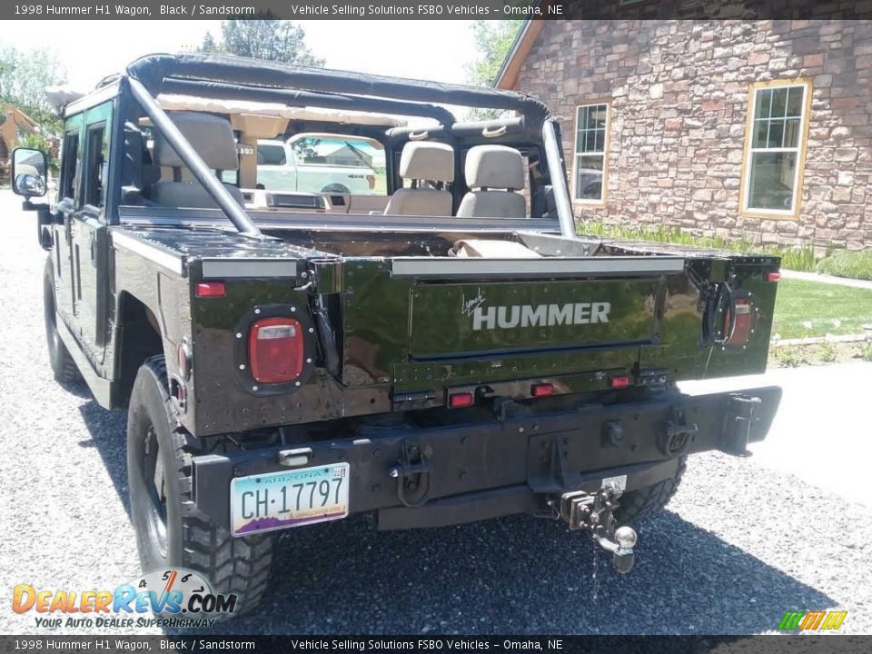 1998 Hummer H1 Wagon Black / Sandstorm Photo #14