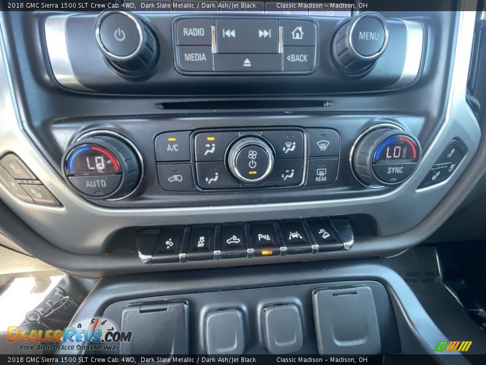 2018 GMC Sierra 1500 SLT Crew Cab 4WD Dark Slate Metallic / Dark Ash/Jet Black Photo #13