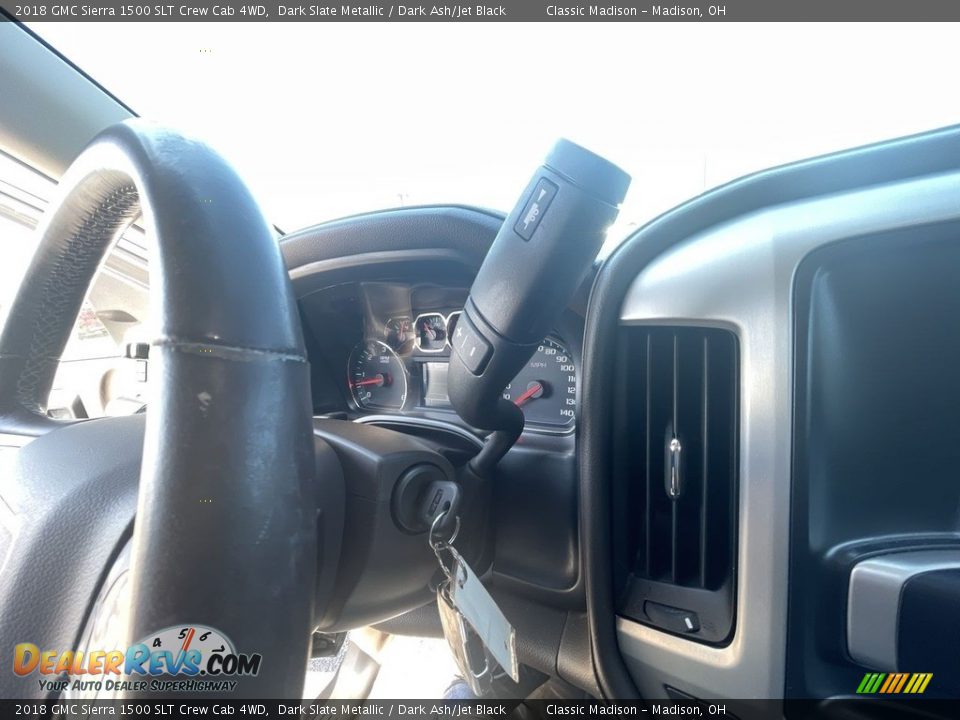 2018 GMC Sierra 1500 SLT Crew Cab 4WD Dark Slate Metallic / Dark Ash/Jet Black Photo #14
