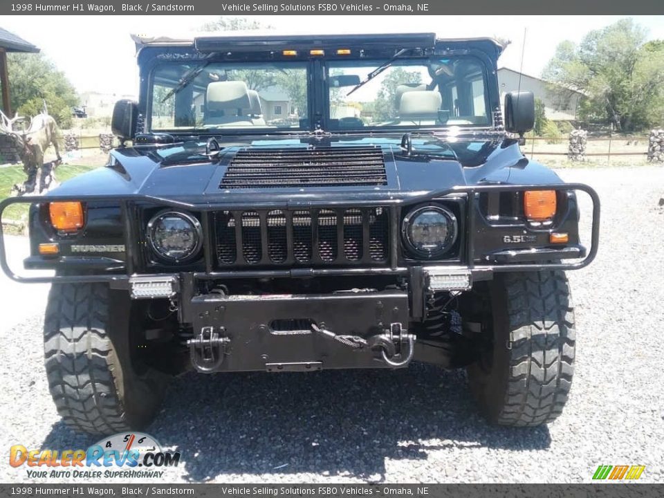 1998 Hummer H1 Wagon Black / Sandstorm Photo #16