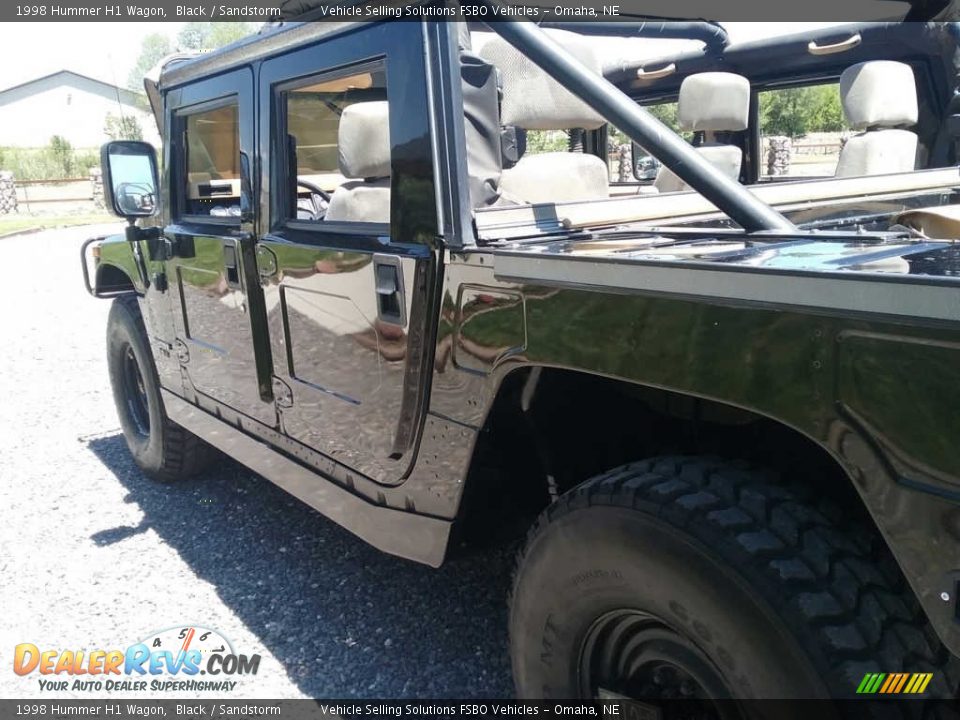 1998 Hummer H1 Wagon Black / Sandstorm Photo #17