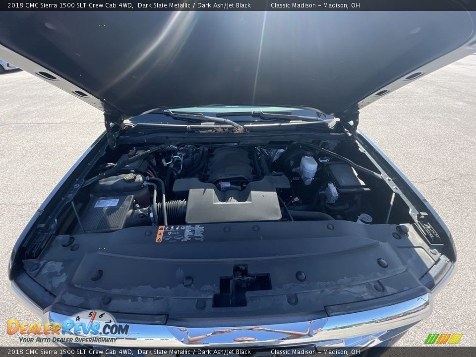 2018 GMC Sierra 1500 SLT Crew Cab 4WD Dark Slate Metallic / Dark Ash/Jet Black Photo #19