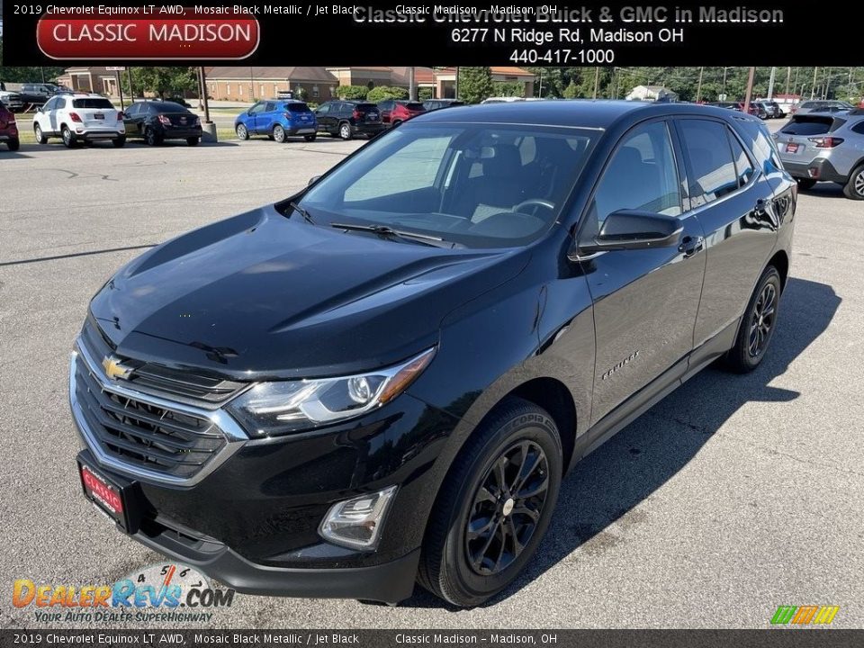 2019 Chevrolet Equinox LT AWD Mosaic Black Metallic / Jet Black Photo #1