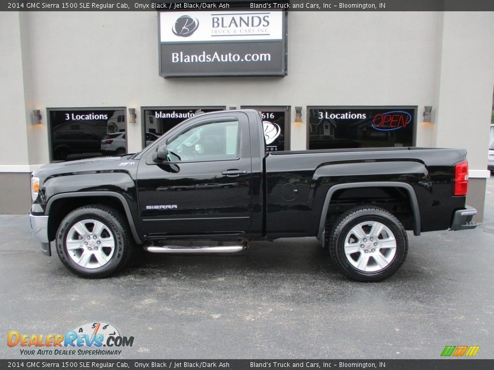 Onyx Black 2014 GMC Sierra 1500 SLE Regular Cab Photo #1