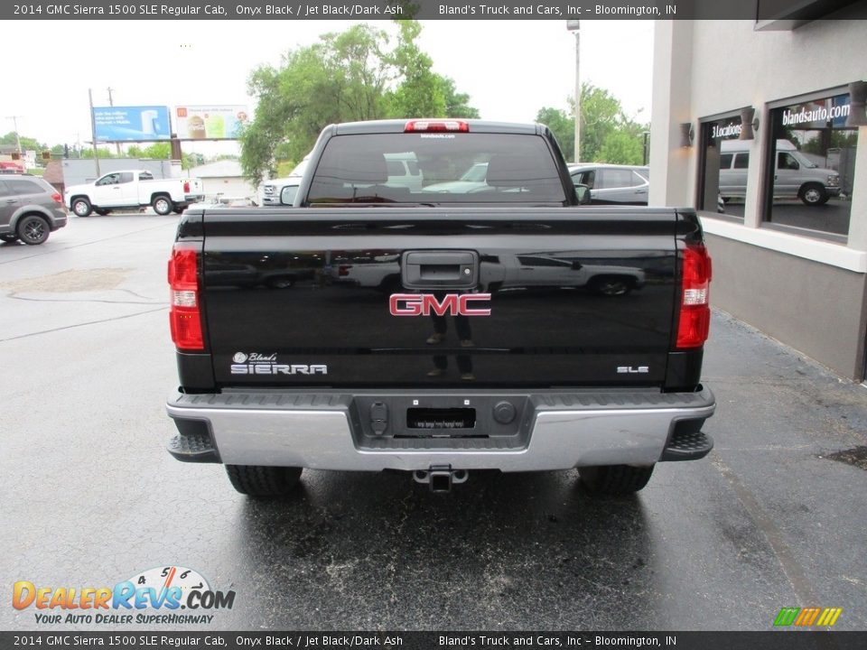 2014 GMC Sierra 1500 SLE Regular Cab Onyx Black / Jet Black/Dark Ash Photo #4