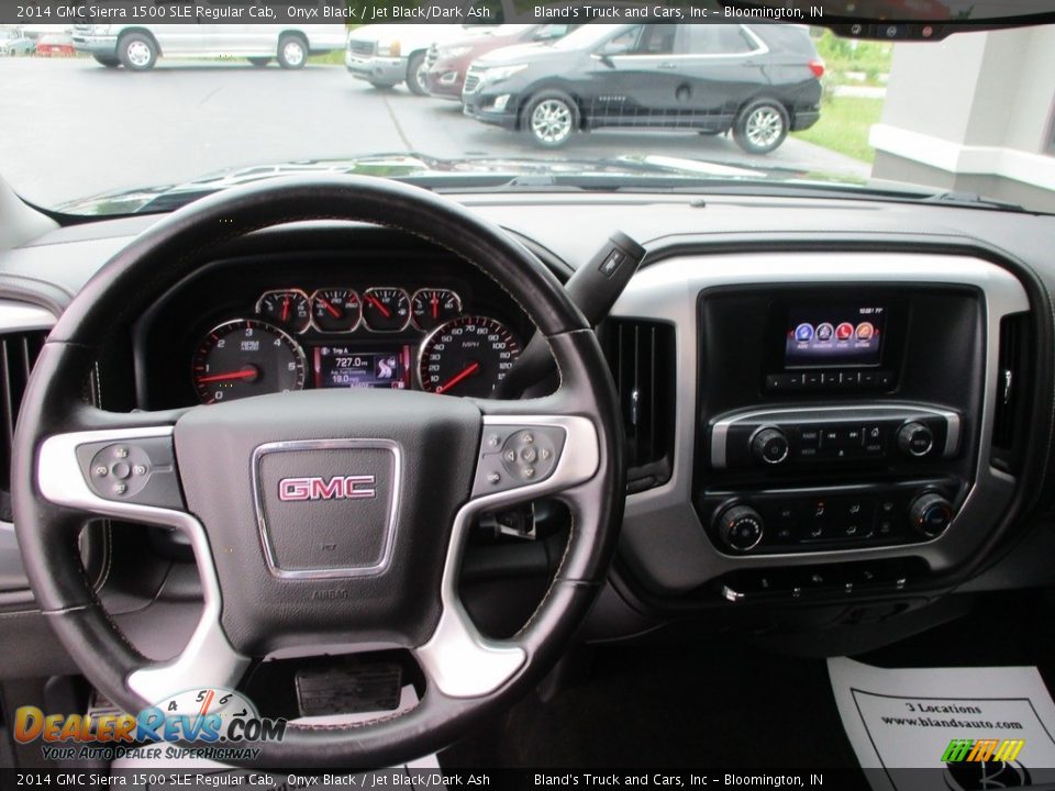 2014 GMC Sierra 1500 SLE Regular Cab Onyx Black / Jet Black/Dark Ash Photo #14