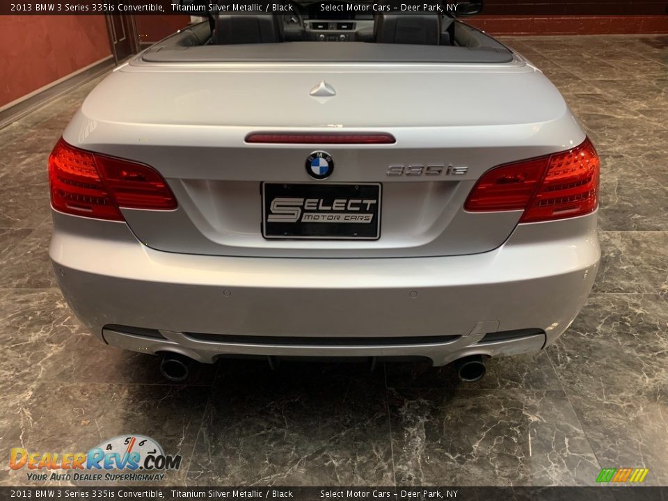 2013 BMW 3 Series 335is Convertible Titanium Silver Metallic / Black Photo #4