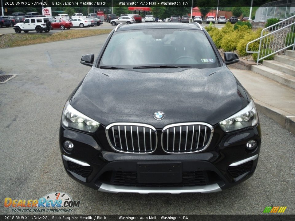 2018 BMW X1 xDrive28i Black Sapphire Metallic / Black Photo #13