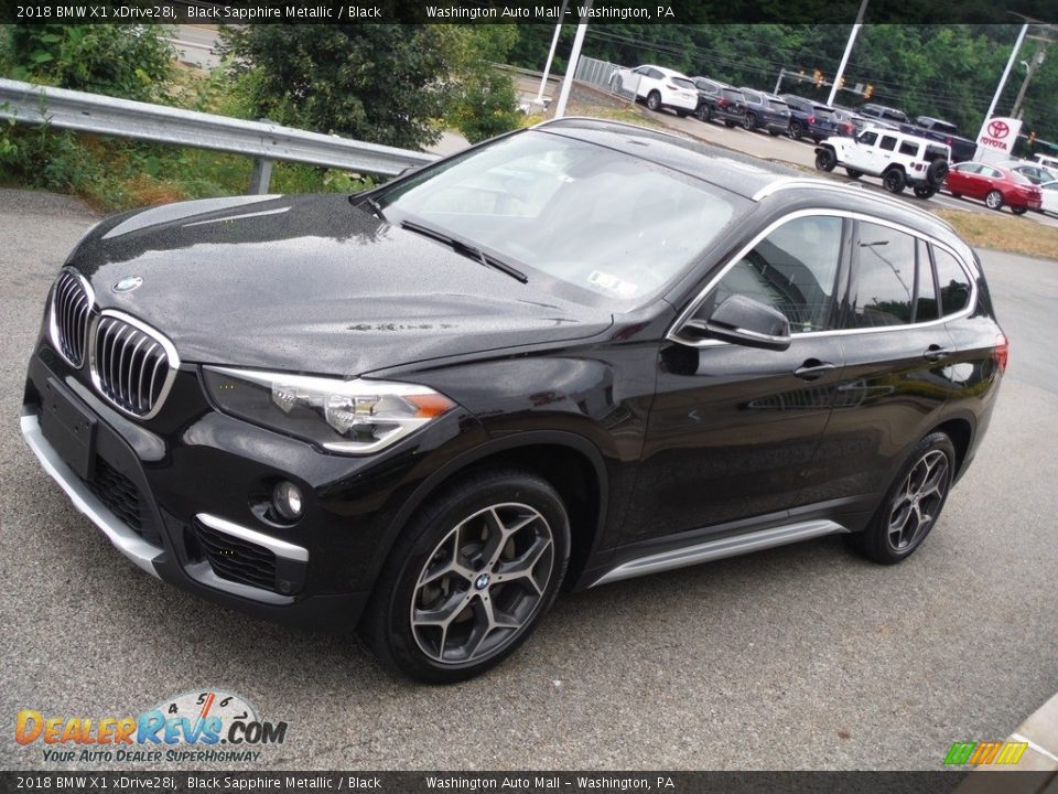 2018 BMW X1 xDrive28i Black Sapphire Metallic / Black Photo #14