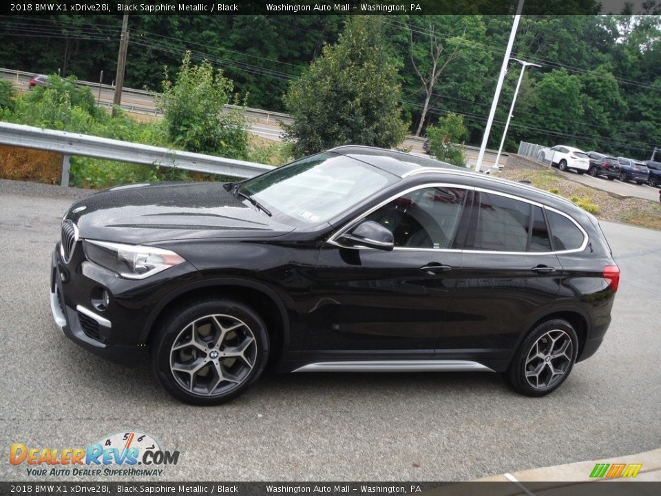 2018 BMW X1 xDrive28i Black Sapphire Metallic / Black Photo #15