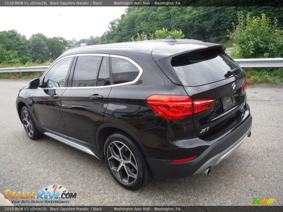 2018 BMW X1 xDrive28i Black Sapphire Metallic / Black Photo #16