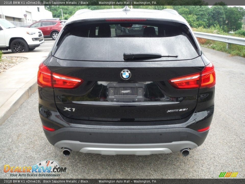 2018 BMW X1 xDrive28i Black Sapphire Metallic / Black Photo #17