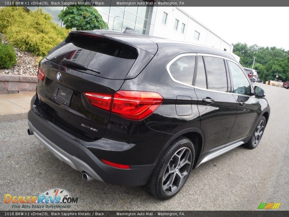 2018 BMW X1 xDrive28i Black Sapphire Metallic / Black Photo #18